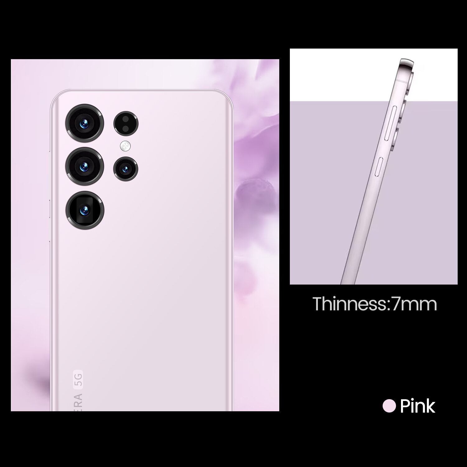 Смартфон Bobarry S23 12/512 ГБ, Dual nano SIM, Pink — фото 1