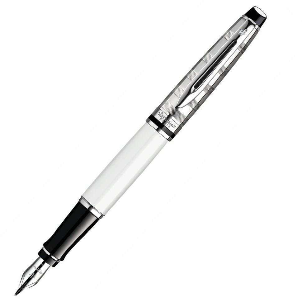 Ручка Waterman S0952380 Expert - Deluxe White CT, перьевая ручка, F (№ 342)