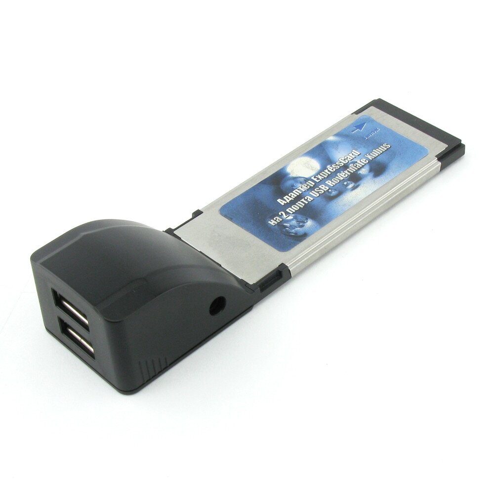 Адаптер ExpressCard/34mm --> USB2.0 (2 port) Rovermate Xubus (Adaptmate-056)