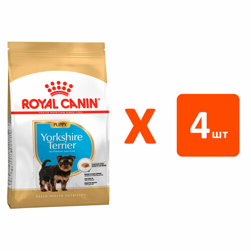 ROYAL CANIN YORKSHIRE TERRIER PUPPY для щенков йоркширский терьер 0,5 кг х 4 шт