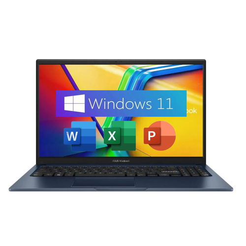 15.6" Ноутбук ASUS VivoBook 15X, Intel Core i3-1215U (6 ядер), RAM 16 ГБ, SSD 512 ГБ, Intel UHD Graphics, Windows 11 Home + Office 2021, Русская раскладка серый, синий, черный