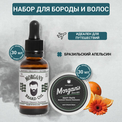 Премиальный набор для ухода за волосами бразильский апельсин Morgans 3728₽