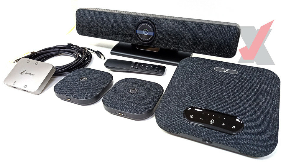 VoiceXpert VXV-310-HUB2 комплект оборудования с коммутационным хабом для средней комнаты