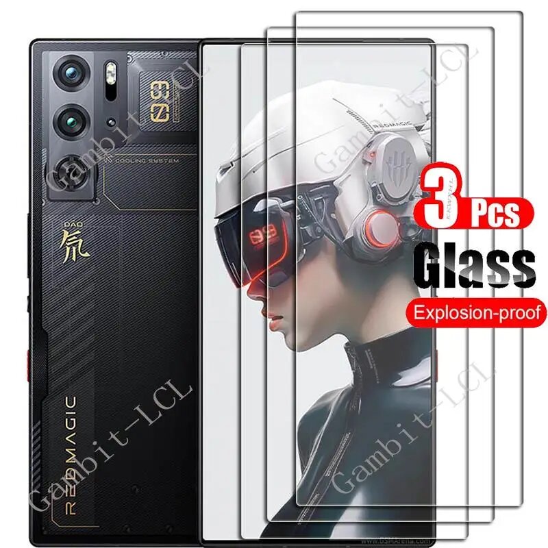 1-3 шт. закаленное стекло для ZTE Nubia Red Magic 9 Pro + защитная пленка на RedMagic 9Pro Magic9Pro Plus 6,8 дюйма, защитная пленка для экрана, 2 Pieces, Red Magic 9 Pro