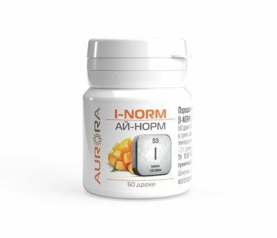 I-Norm йод 60 драже 250 мг