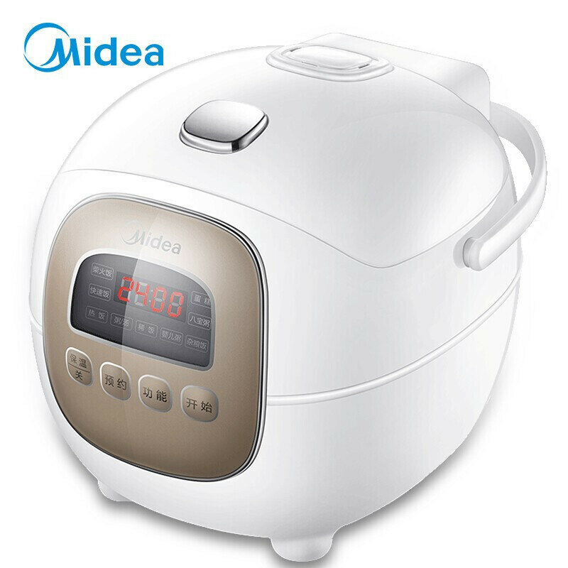 Рисоварка Midea MB-FB16Easy107, 1,6л, белый, с функцией сохранения тепла