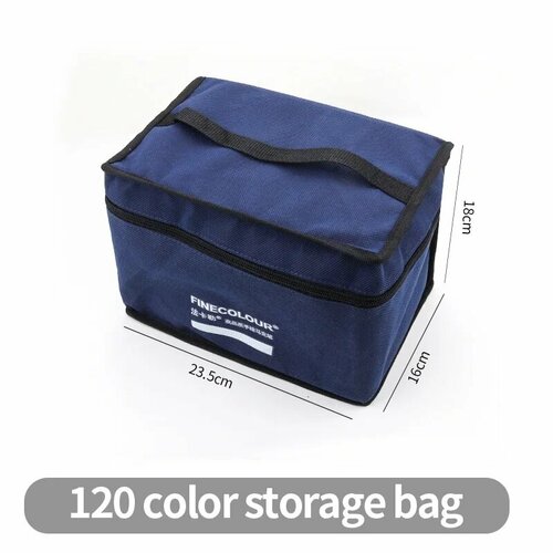 Сумка для маркеров Finecolour, синяя, 36/48/60/72/120/168 шт, 120 bag