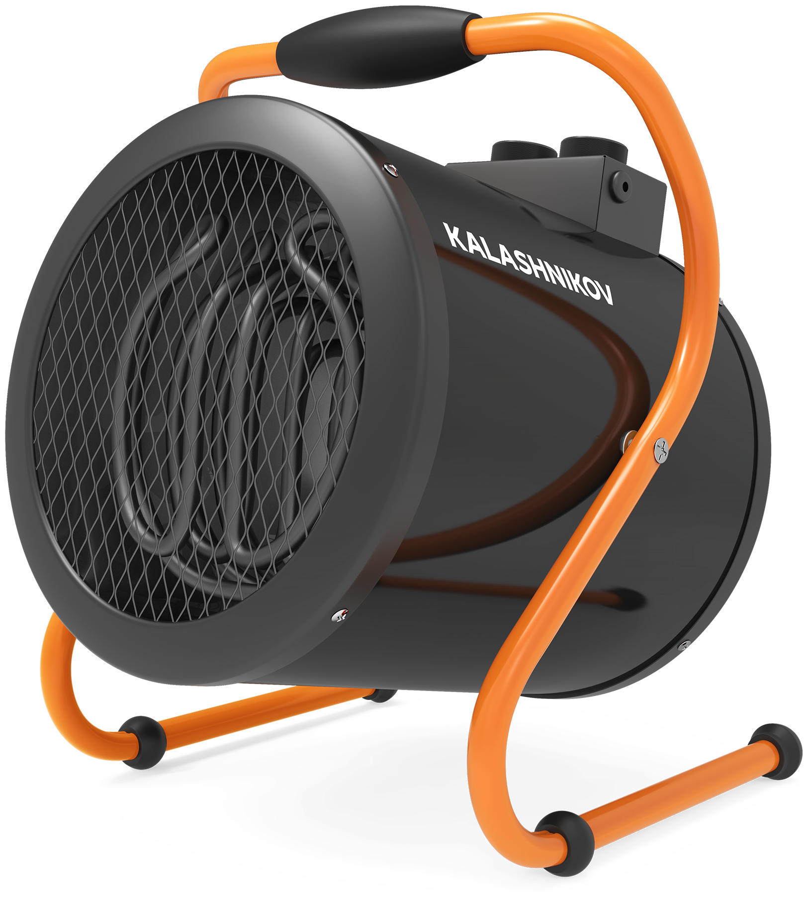 Тепловая пушка Kalashnikov KVF-E6-31 электрическая мощность 6 кВт черная