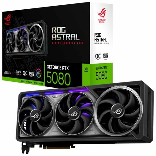 Видеокарта ASUS ROG Astral GeForce RTX 5080 Gaming OC 16Gb 90YV0LV0-M0NA00 329250₽