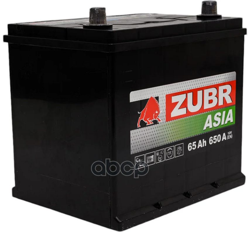 Акб Zubr Premium Asia 65Ah R+ (Zpa650) (-/+) 12V 650A En 230Х179х225 ZUBR арт. ZPA650