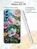 Силиконовый чехол Mcover для Galaxy S21 FE (Галакси С21ФЕ), Цветы...