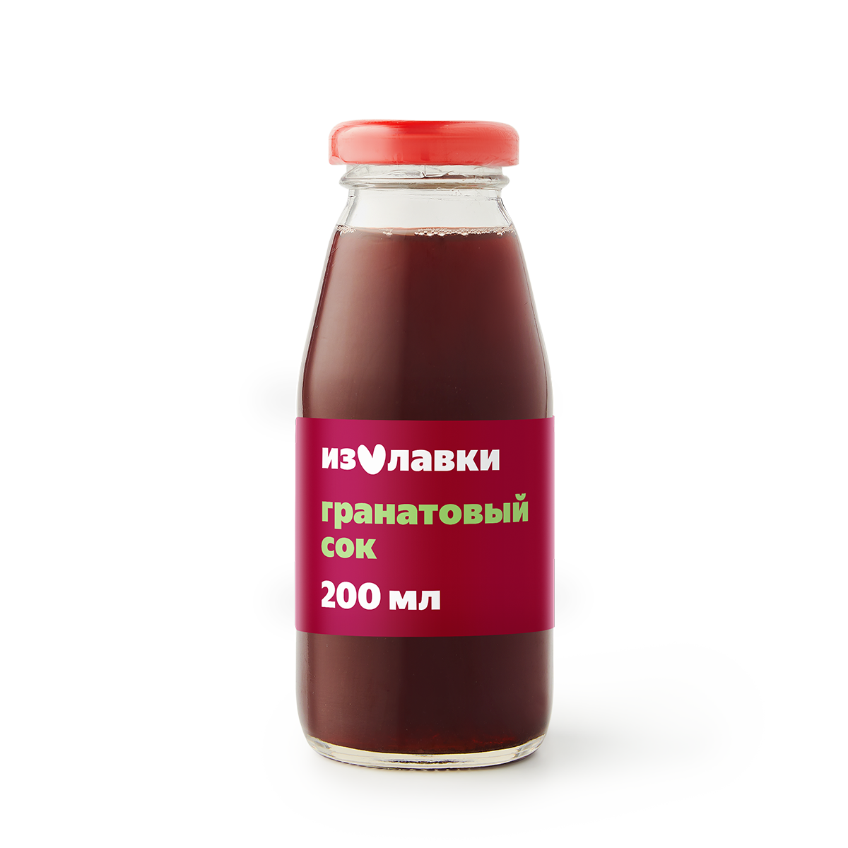 Сок гранатовый "Из Лавки", прямого отжима, пастеризованный, без сахара, 200 мл