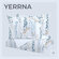Постельное белье 1 спальное с простыней, YERRNA, поплин из 100% хлопка