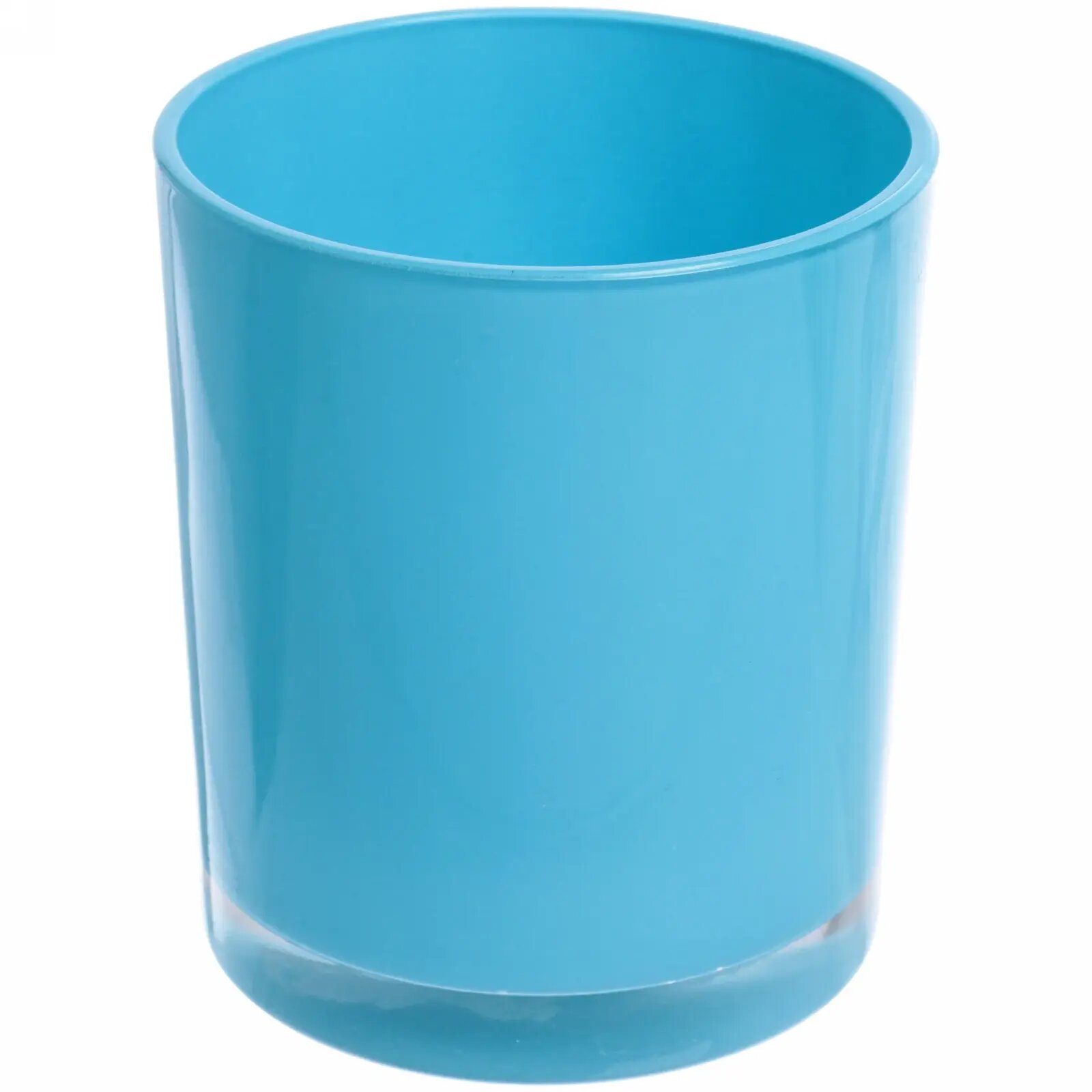 Подсвечник стеклянный «Радуга» 88×10см цвет голубой стильный элемент декора