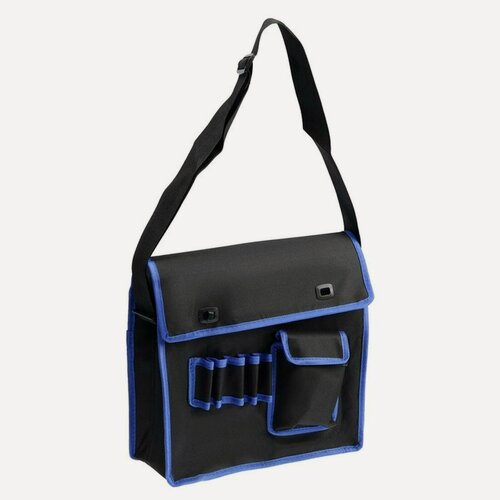 Изображение товара Сумка для инструментов тундра, карман и 5 петель, 2 отделения, ремень, 360 х 280 х 130 мм
