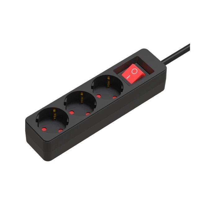 Удлинитель электрический Ritmix RM-230K Black — фото 1