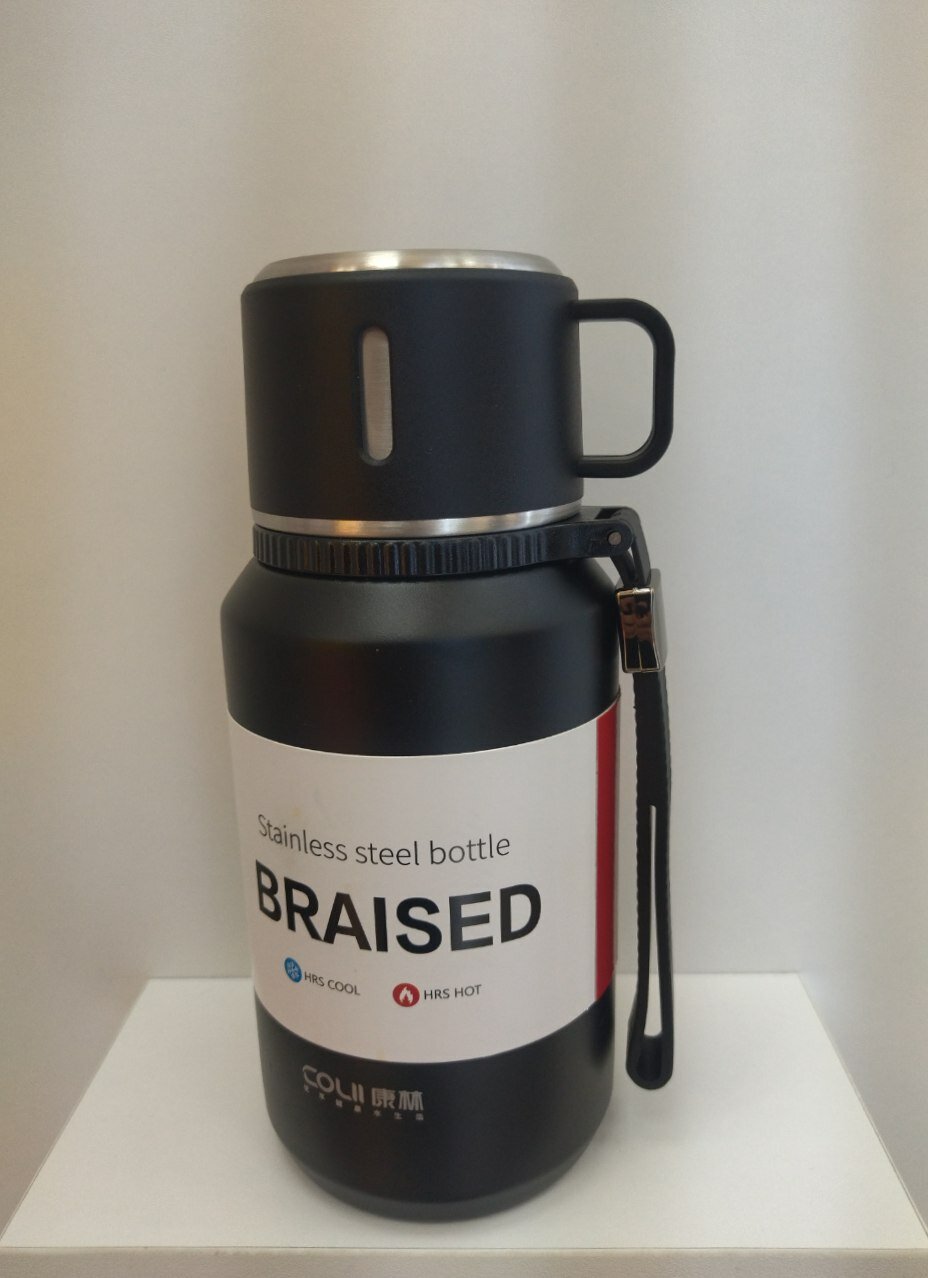 Термос, для воды, чая и кофе, 700 мл, нержавейка, тепло и холод до 12 и 18 часов