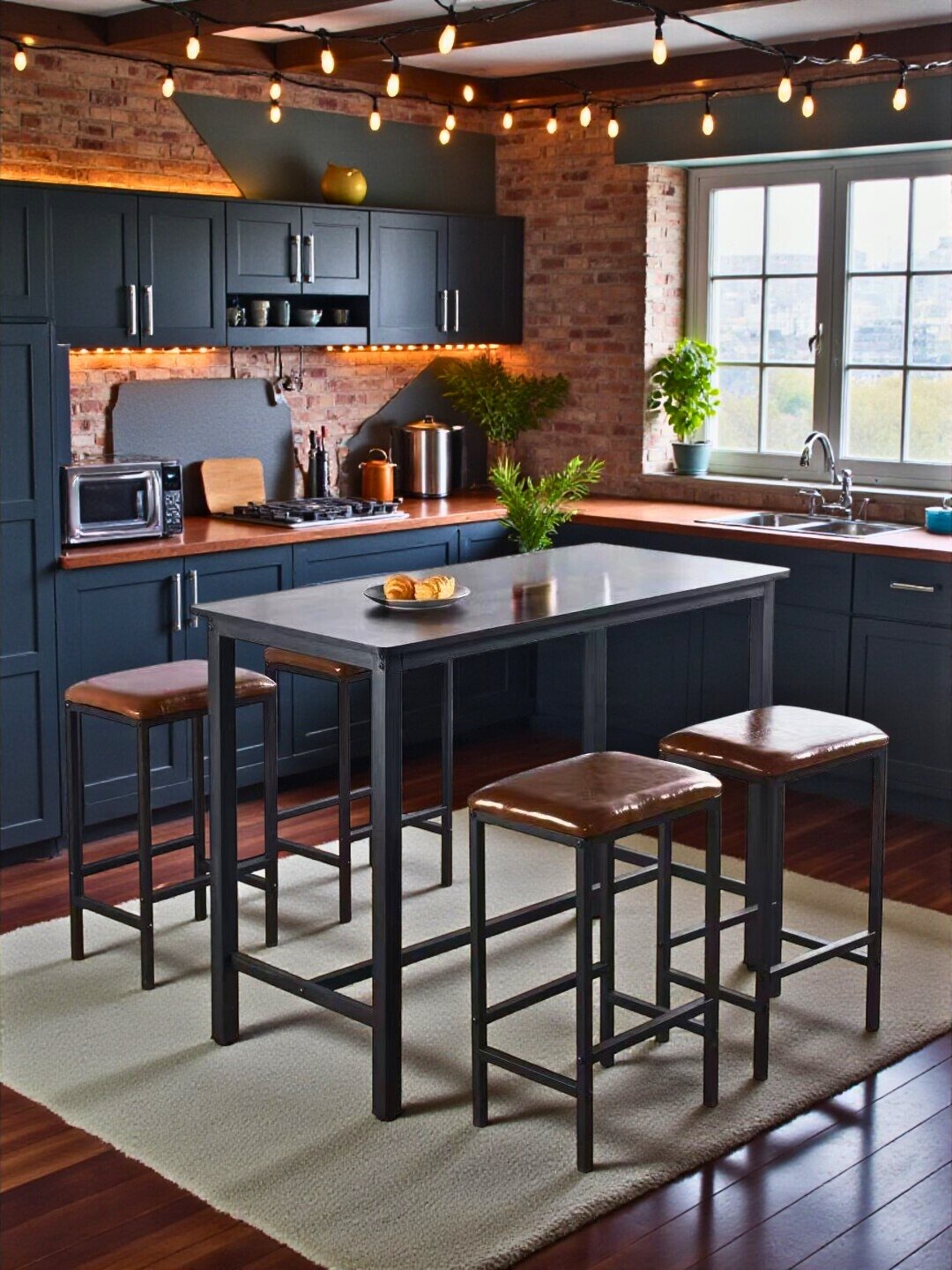 Компьютерный стол, железный, хай-тек