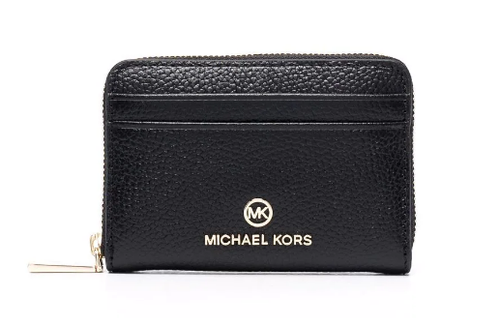 Кошелек MICHAEL KORS, фактура зернистая, черный