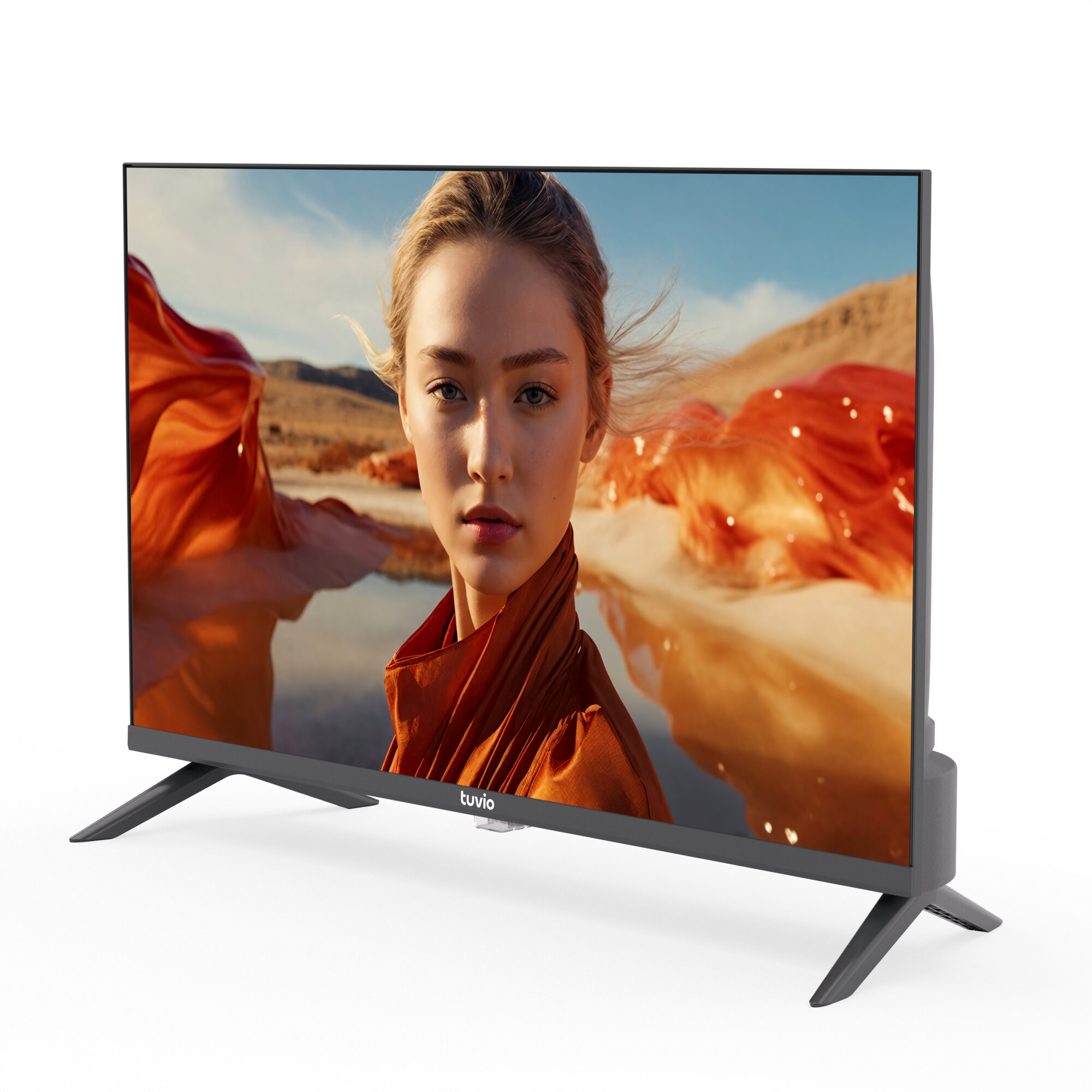 24” Телевизор Tuvio HD-ready DLED Frameless на платформе Яндекс.ТВ, TD24HFBHV1, черный