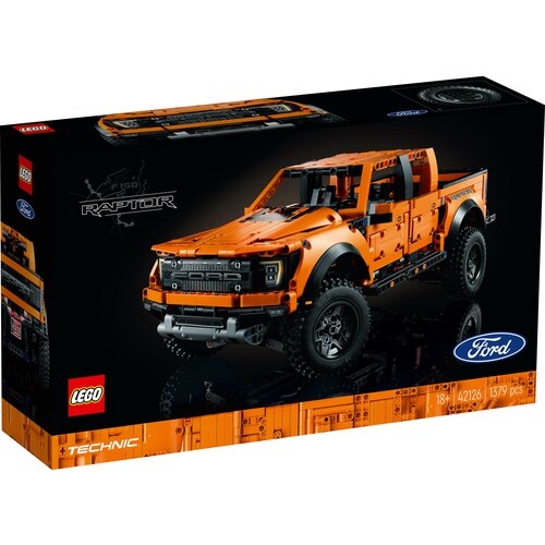 Конструктор LEGO Technic 42126 Ford F-150 Raptor, 1379 дет. конструктор lego technic 42126 ford f 150 raptor 1379 дет