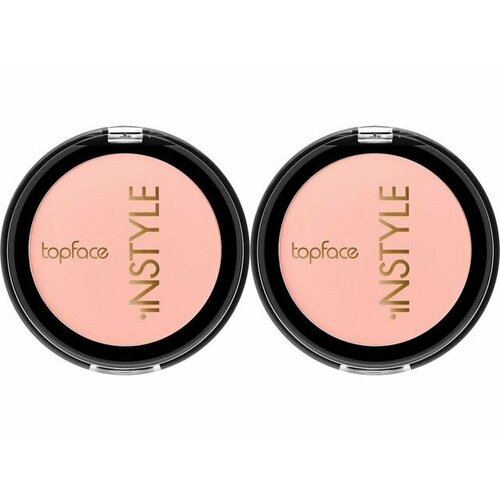 Topface Румяна компактные Instyle Blush On, тон 03, розовый, 10 г, 2 шт.