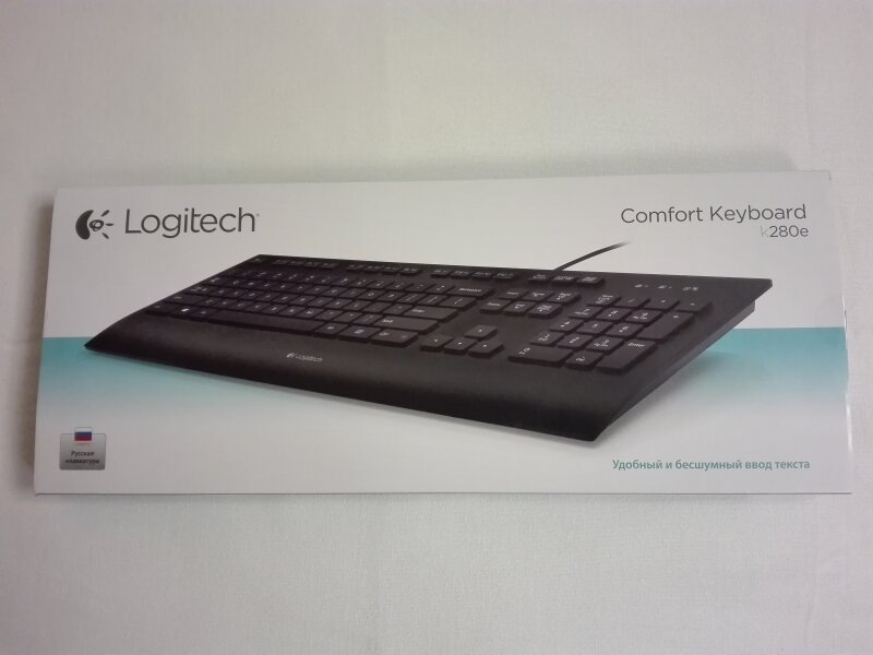 Клавиатура Logitech K280e, проводная, мультимедийная, USB, черный (920-005215) — фото 1