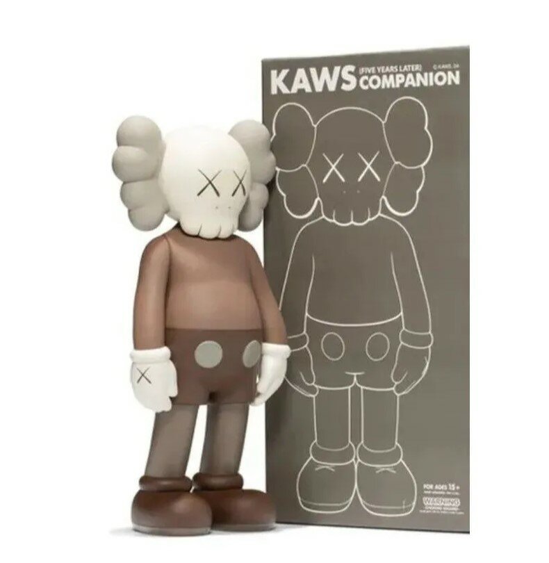 Kaws Companion 20 см игрушка коллекционная коричневая