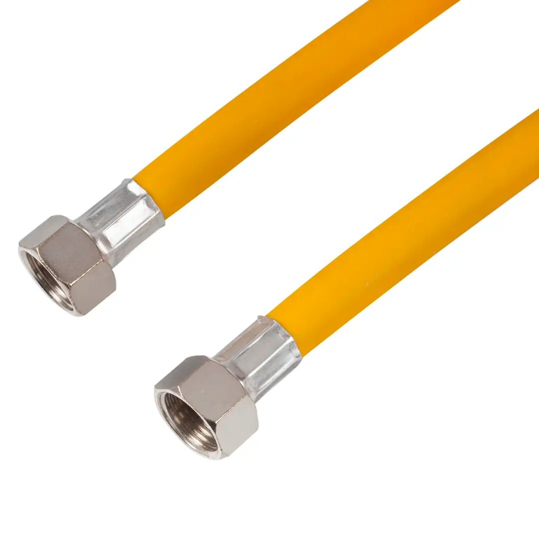 Газовый шланг армированный Tuboflex 1/2", внутрення резьба - наружная резьба, 2 м — фото 2