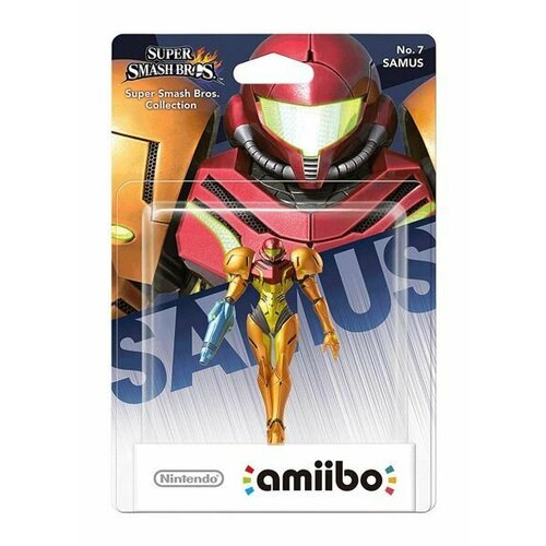 Фигурка Amiibo Samus Aran Metroid (Super Smash Bros. №7) super smash bros интерактивная фигурка amiibo – пит