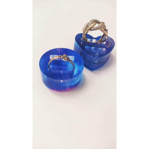 фото Подставка для колец 5х1.5х5 см, бирюзовый литвоград