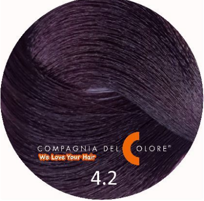 COMPAGNIA DEL COLORE краска для волос 100 МЛ AMMONIA FREE 4.2