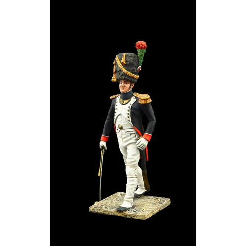 Оловянный солдатик (ТОП): Офицер полка пеших егерей Императорской Старой Гвардии, 1807-12 гг