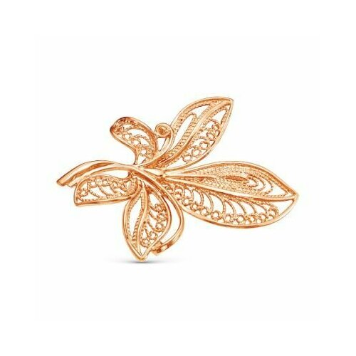 Брошь Красная Пресня, серебро, 925 проба