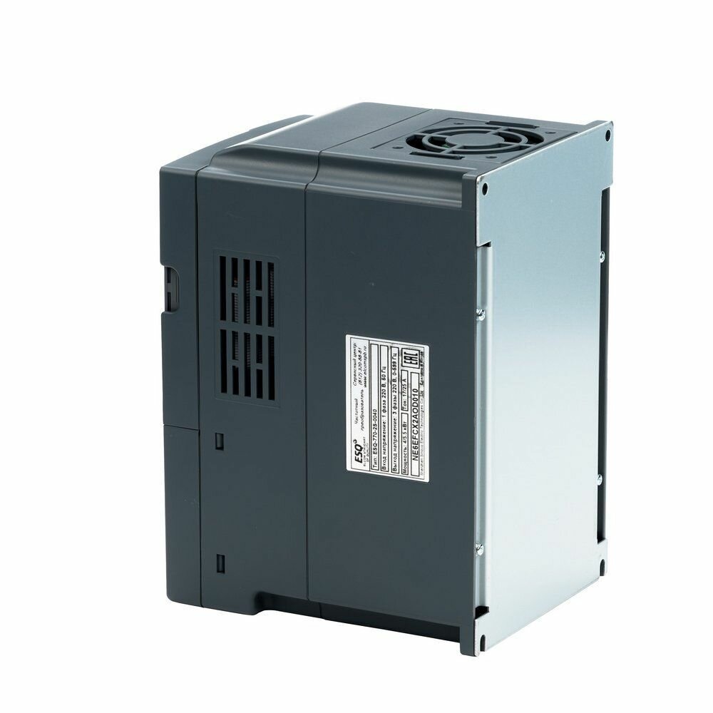 Частотный преобразователь ESQ-770-2S-0040 4/5.5 кВт, 220В / Преобразователь частоты 5.5 кВт — фото 9