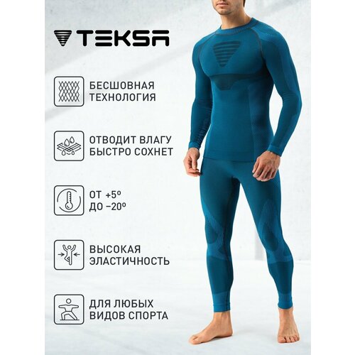 фото Комплект термобелья teksa, размер 60;62, мультиколор