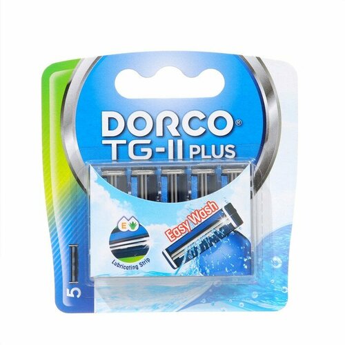 Сменные кассеты с увлажняющей полоской Dorco, 5 шт сменные кассеты для бритья dorco pace7 7 лезвий с увлажняющей полоской 2 шт