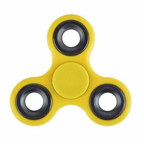 Игрушка антистресс Спиннер Fidget Spinner, желтый