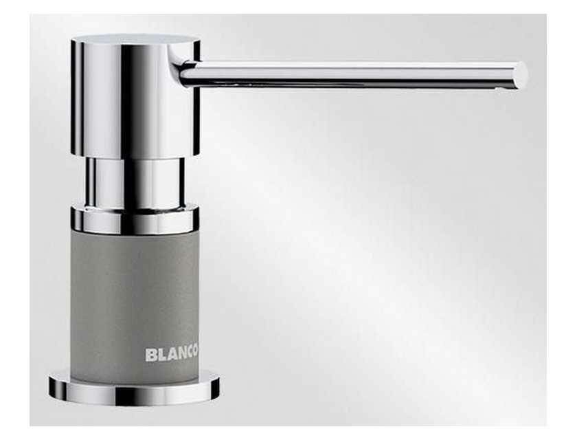 фото Дозатор Blanco Lato хром/вулканический серый