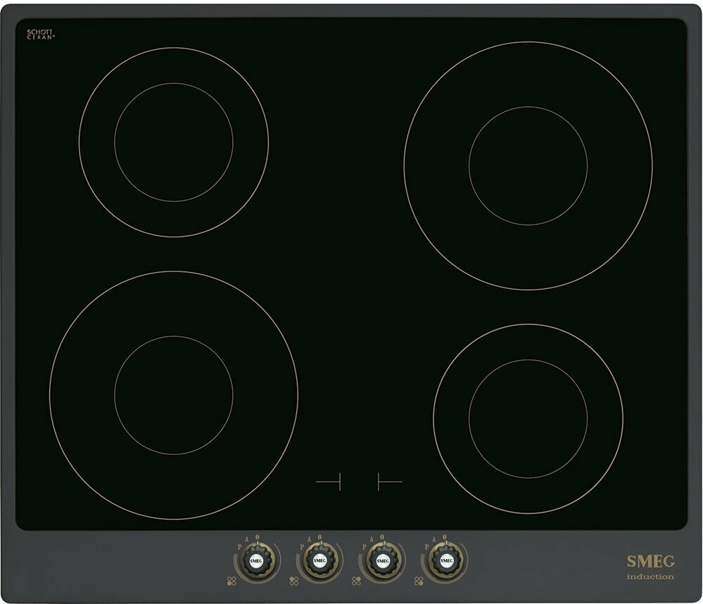 Индукционная варочная панель Smeg SI764AOM