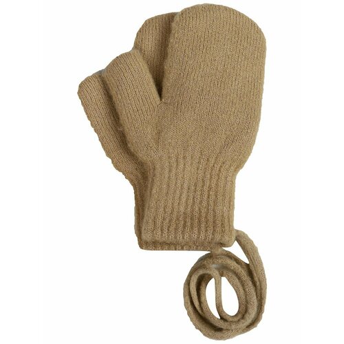 фото Варежки noble people, размер 16-18, бежевый