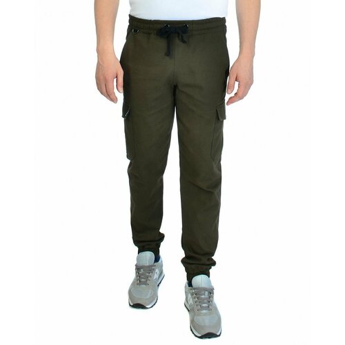 Брюки джоггеры , размер XL, темно-зеленый