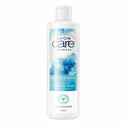 фото Avon освежающее очищающее средство. гель для женской интимной гигиены с витамином е, 250 мл
