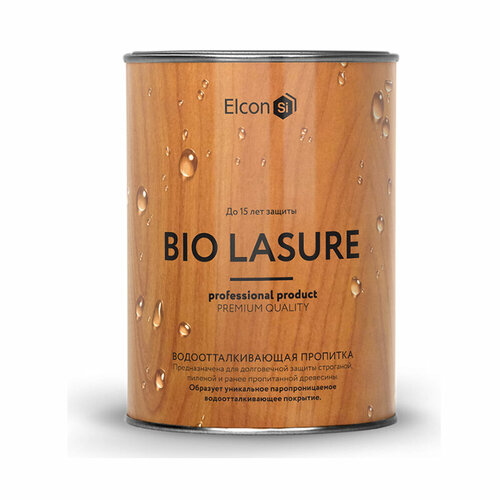 Водоотталкивающая пропитка для дерева Elcon Bio Lasure сосна (0,9л) 1/12