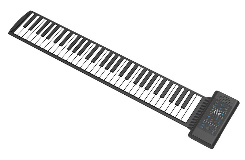 Портативное пианино Xiaomi SILICON FLEXIBLE ROLL UP PIANO 61