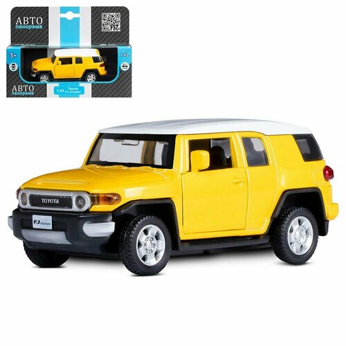 Модель 1:43 Toyota FJ Cruiser, желтый 1200134JB Автопанорама