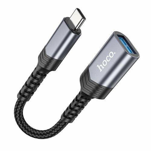 Адаптер переходник OTG с Type-C USB-C на USB 3.0 серый металл rode sc15 кабель адаптер lightning usb c длина 300 мм вес 15 г