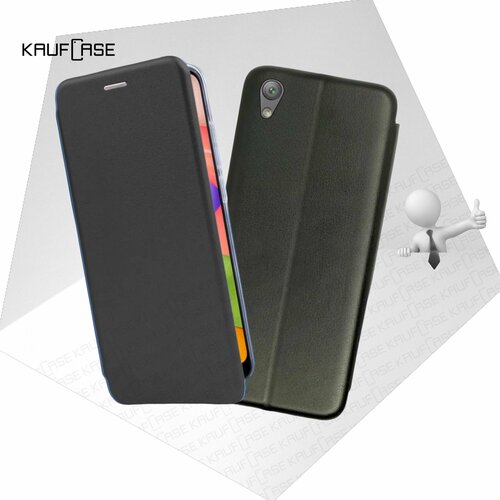 чехол накладка pulsar clipcase pc soft touch для sony m4 белая Чехол книжка KaufCase для телефона Sony Xperia M4 Aqua /M4 Aqua Dual (5), черный. Трансфомер