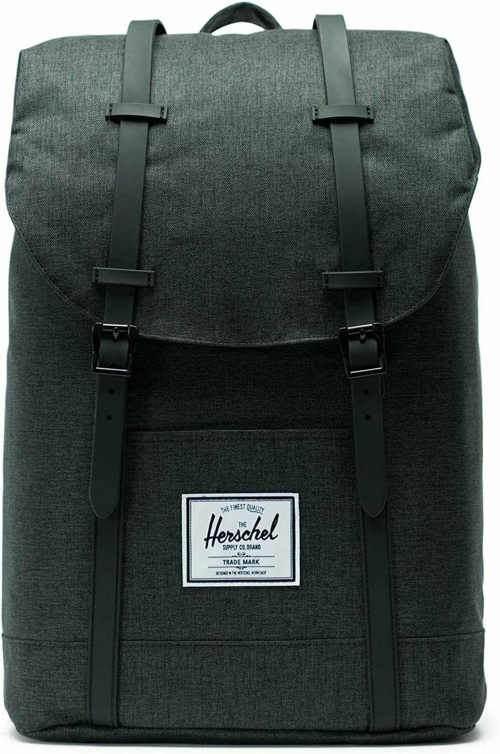 Рюкзак Herschel Retreat 10066 Charcoal Crosshatch/Black Rubber