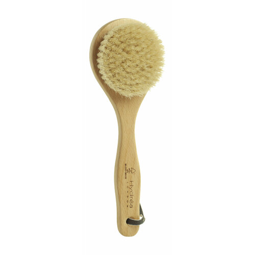          Hydrea London Classic Short Handled Body Brush with Natural Bristle